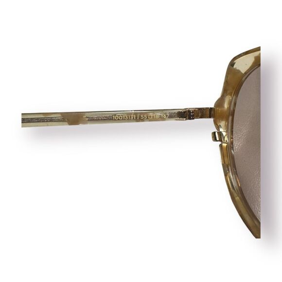TOMS Women\'s Lottie Sunglasses G Flecks in Crystal‎ Square Sunglasses y2k